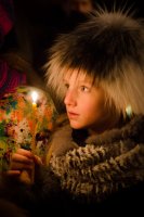 Вечернее богослужение в Свято-Петро-Павловском кафедральном соборе города Гомеля