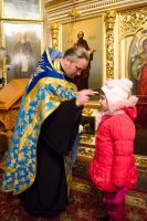 Вечернее богослужение в Свято-Петро-Павловском кафедральном соборе города Гомеля