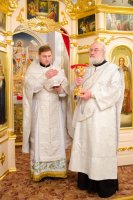 Освящение престола нижнего храма собора апп. Петра и Павла г.Гомеля.