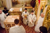 Освящение престола нижнего храма собора апп. Петра и Павла г.Гомеля.