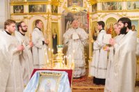 Освящение престола нижнего храма собора апп. Петра и Павла г.Гомеля.