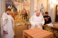 Освящение престола нижнего храма собора апп. Петра и Павла г.Гомеля.