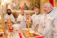 Освящение престола нижнего храма собора апп. Петра и Павла г.Гомеля.