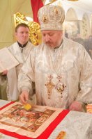 Освящение престола нижнего храма собора апп. Петра и Павла г.Гомеля.