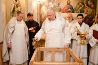 Освящение престола нижнего храма собора апп. Петра и Павла г.Гомеля.