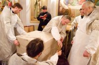 Освящение престола нижнего храма собора апп. Петра и Павла г.Гомеля.