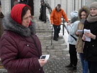 Молодежь Гомельской епархии поздравила прихожан с праздником Сретения Господня и Днем молодежи