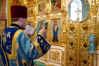 Божественная литургия в день памяти преподобного Варсонофия Великого