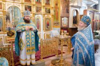 Божественная литургия в день памяти преподобного Варсонофия Великого