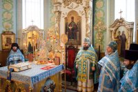 Божественная литургия в день памяти преподобного Варсонофия Великого