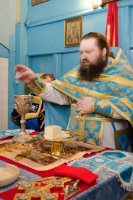 Божественная литургия в день памяти преподобного Варсонофия Великого