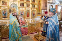 Божественная литургия в день памяти преподобного Варсонофия Великого