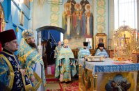 Божественная литургия в день памяти преподобного Варсонофия Великого