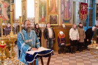 Божественная литургия в день памяти преподобного Варсонофия Великого