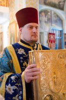 Божественная литургия в день памяти преподобного Варсонофия Великого