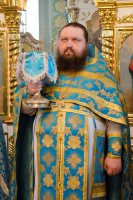 Божественная литургия в день памяти преподобного Варсонофия Великого