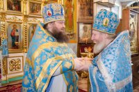 Божественная литургия в день памяти преподобного Варсонофия Великого