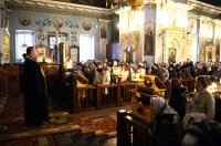 Преосвященнейший Стефан совершил вечерню с чином прощения Преосвященнейший Стефан совершил вечерню с чином прощения