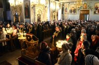 Преосвященнейший Стефан совершил вечерню с чином прощения Преосвященнейший Стефан совершил вечерню с чином прощения