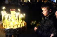 Преосвященнейший Стефан совершил вечерню с чином прощения Преосвященнейший Стефан совершил вечерню с чином прощения