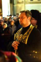 Преосвященнейший Стефан совершил вечерню с чином прощения Преосвященнейший Стефан совершил вечерню с чином прощения