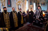 Преосвященнейший Стефан совершил великое повечерие с чтением Великого канона преподобного Андрея Критского