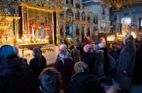 Преосвященнейший Стефан совершил великое повечерие с чтением Великого канона преподобного Андрея Критского