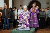 Преосвященнейший Стефан совершил Божественную литургию Преждеосвященных Даров в Свято-Никольском мужском монастыре г.Гомеля