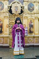 Преосвященнейший Стефан совершил Божественную литургию Преждеосвященных Даров в Свято-Никольском мужском монастыре г.Гомеля