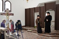 Преосвященнейший Стефан с рабочим визитом посетил строящуюся часовню св.Дионисия Полоцкого Преосвященнейший Стефан с рабочим визитом посетил строящуюся часовню св.Дионисия Полоцкого