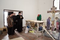 Преосвященнейший Стефан с рабочим визитом посетил строящуюся часовню св.Дионисия Полоцкого Преосвященнейший Стефан с рабочим визитом посетил строящуюся часовню св.Дионисия Полоцкого