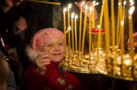 Вечернее богослужение в Свято-Петро-Павловском кафедральном соборе города Гомеля