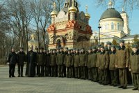 Курсанты военно-транспортного факультета БелГУТа с экскурсией посетили Свято-Петро-Павловский кафедральный собор г.Гомеля