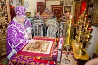 Божественная литургия Преждеосвященных Даров в храме Преображения Господня г.Чечерска