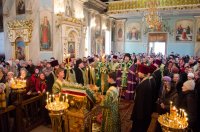 Всенощное бдение в канун Недели ваий (Вербного Воскресения), праздника Входа Господня в Иерусалим