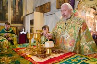 Божественная литургия в Неделю ваий (Вербного Воскресения)