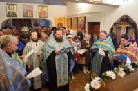 Архимандрит Амвросий(Шевцов) возглавил чтение акафиста перед иконой Божией Матери "Скоропослушница"
