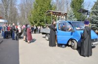 Благодатный Огонь в сопровождении передвижной звонницы доставлен в храмы Гомеля (ОБНОВЛЕНО)