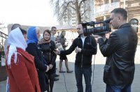 Благодатный Огонь в сопровождении передвижной звонницы доставлен в храмы Гомеля (ОБНОВЛЕНО)