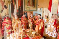 Божественная литургия в Преображенском храме г.Ветки