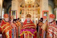 Божественная литургия в Преображенском храме г.Ветки