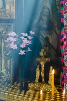 Божественная литургия в Преображенском храме г.Ветки