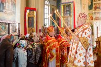 Божественная литургия в Преображенском храме г.Ветки