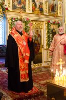 Вечернее богослужение в Свято-Петро-Павловском кафедральном соборе города Гомеля