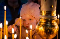 Вечернее богослужение в Свято-Петро-Павловском кафедральном соборе города Гомеля