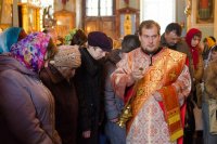 Вечернее богослужение в Свято-Петро-Павловском кафедральном соборе города Гомеля