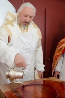 Божественная литургия и чин освящения часовни в честь Св. Дионисия Полоцкого на городском кладбище г.Светлогорска