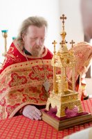 Божественная литургия и чин освящения часовни в честь Св. Дионисия Полоцкого на городском кладбище г.Светлогорска