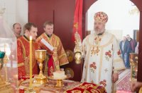 Божественная литургия и чин освящения часовни в честь Св. Дионисия Полоцкого на городском кладбище г.Светлогорска