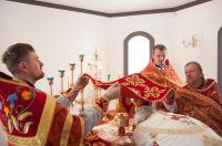 Божественная литургия и чин освящения часовни в честь Св. Дионисия Полоцкого на городском кладбище г.Светлогорска